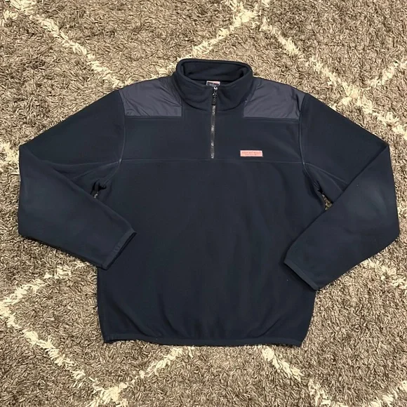 Vineyard Vines quarter zip fleece pullover - Picture 1 of 8